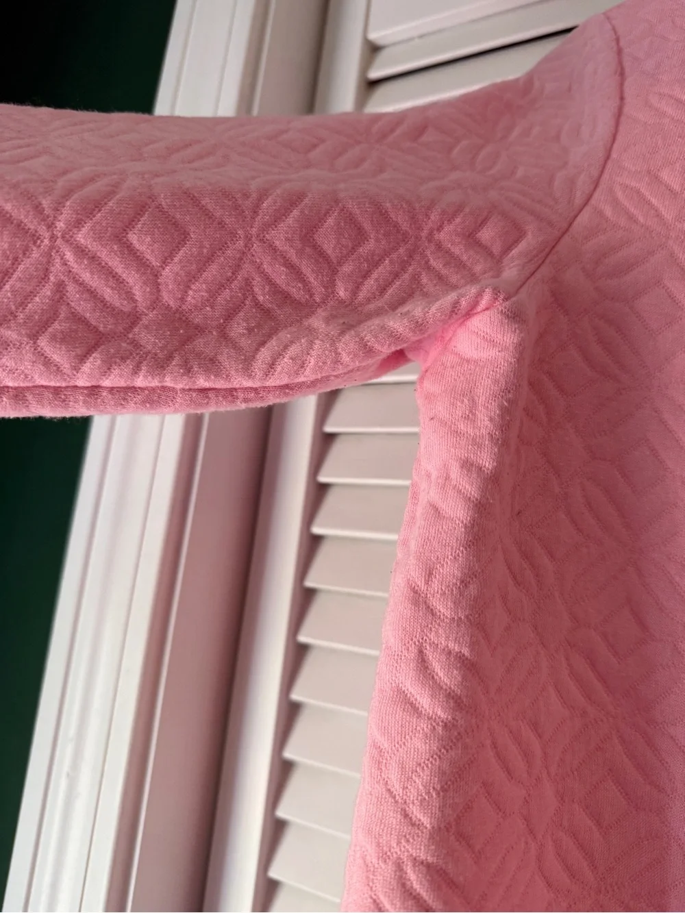 Lilly Pulitzer Pink Quilted Half-Zip Pullover